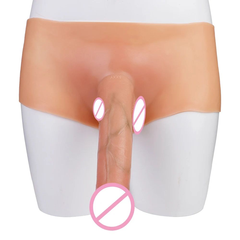 Realistic Wearable Dildo Women Soft Silicone Fake Penis Anal Pants G-spot Stim Lesbian Adult Toy Body-safe Flexible Pleasure view 6