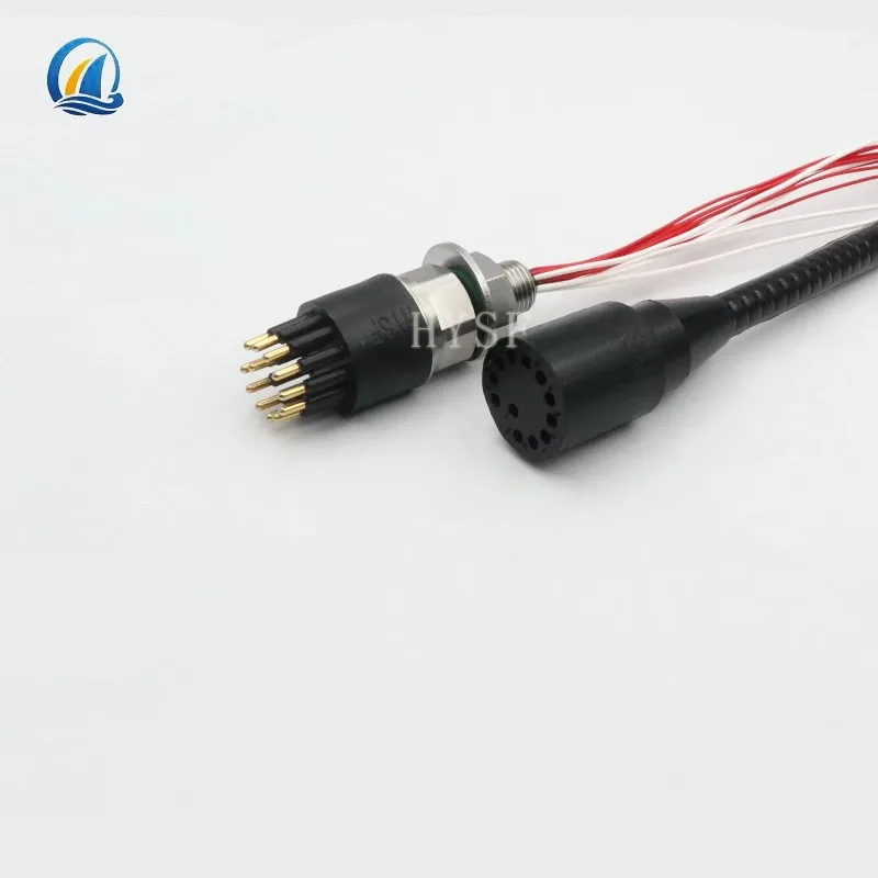 MCBH12F MCIL12M Ip69 12P PIN Waterproof Subconn Pluggable Wet Subsea Stainless Steel ROV Connector Seacon Underwater HYSF