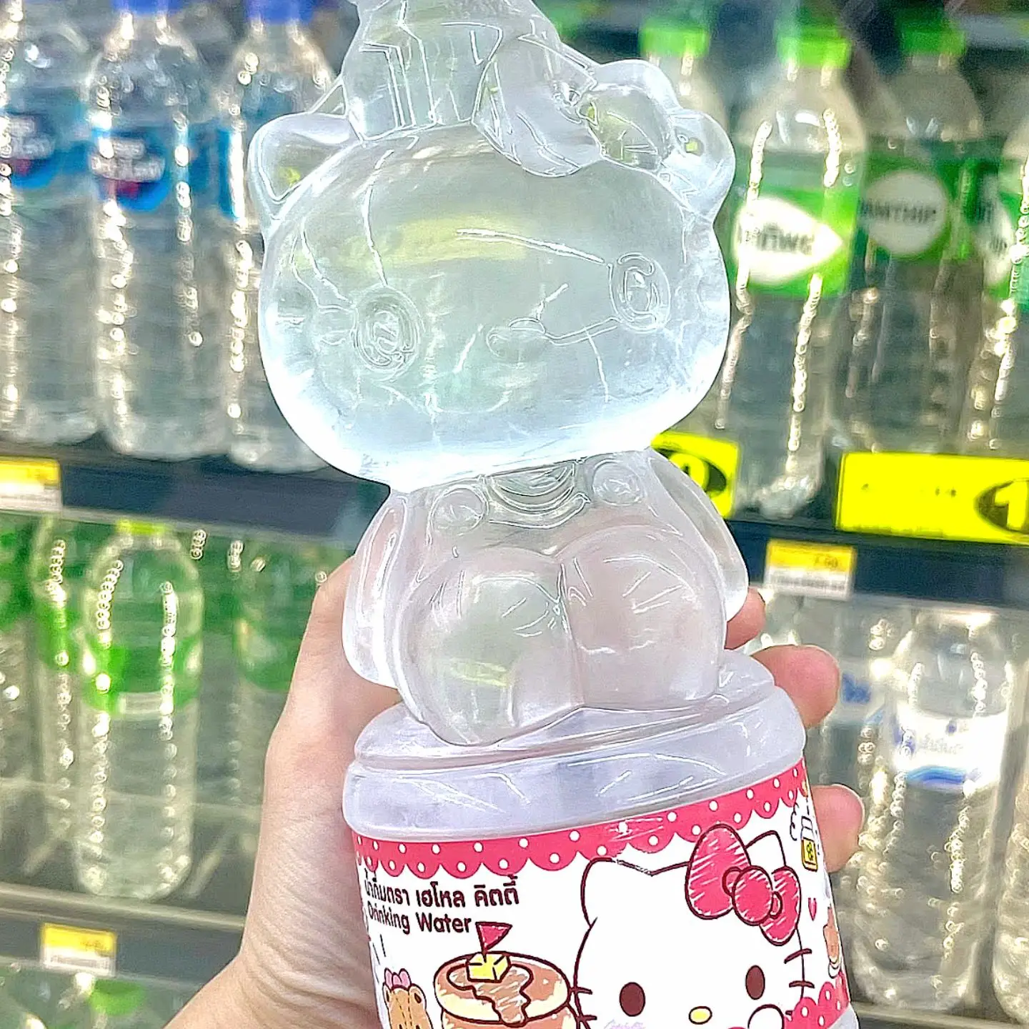 Creative Sanrio Hello Kitty Anime Mineral Water Bottle Reusable Kids Homemade Drink Cup Student Portable Cup Children Cute Gifts