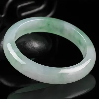 

Natural Myanmar Jade 54mm-62mm bracelet exquisite princess bracelet to send girlfriend to send mother Hetian jade