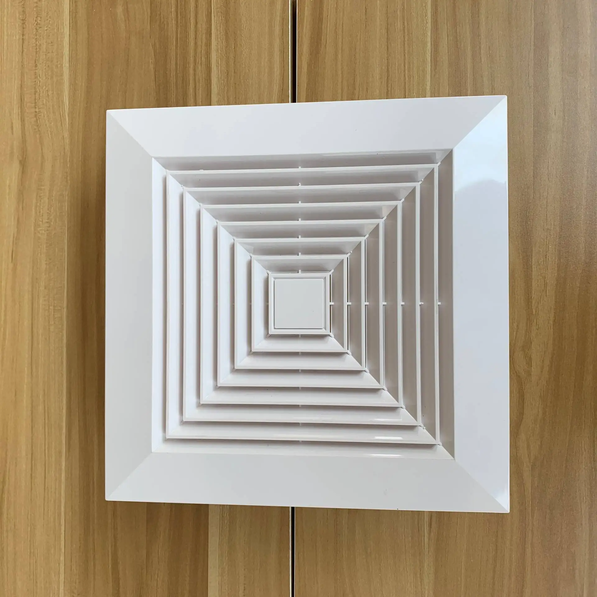 ABS Square Diffuser Air Conditioner Air Outlet Ceiling New Air Grille Panel Duct Exhaust Vent Ventilation Hood