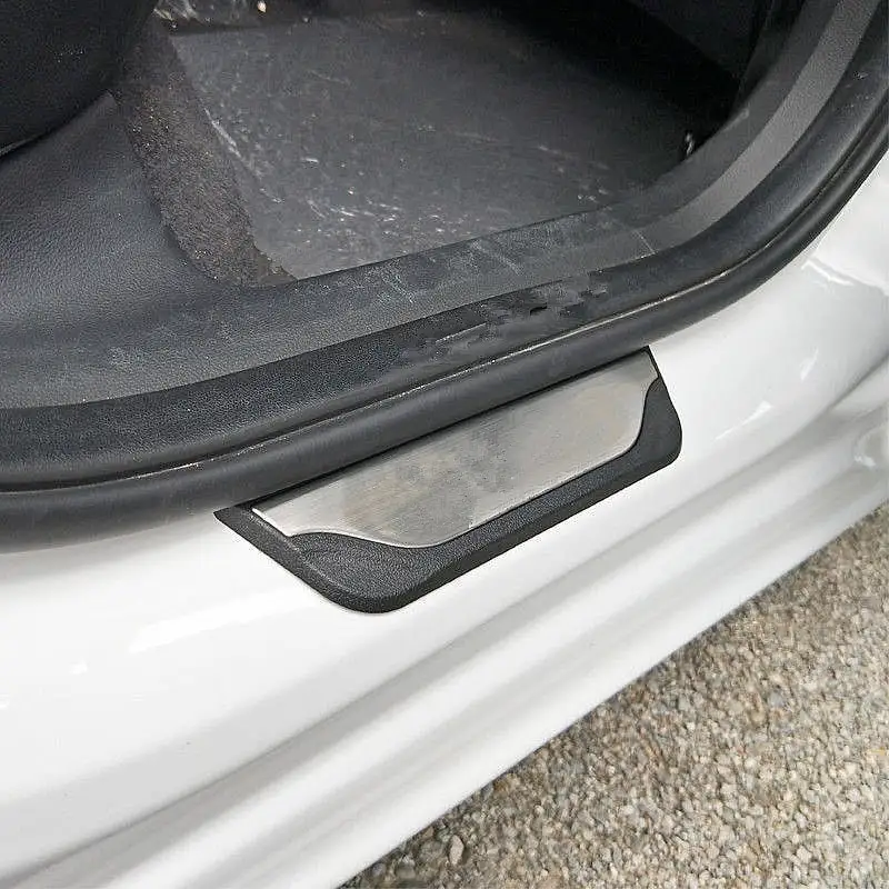 For Nissan X-Trail T32 Rogue 2014-2024 2025 Door Sill Pedal Welcome Scuff Plate Decoration Cover Trim Protectors Car Accessories