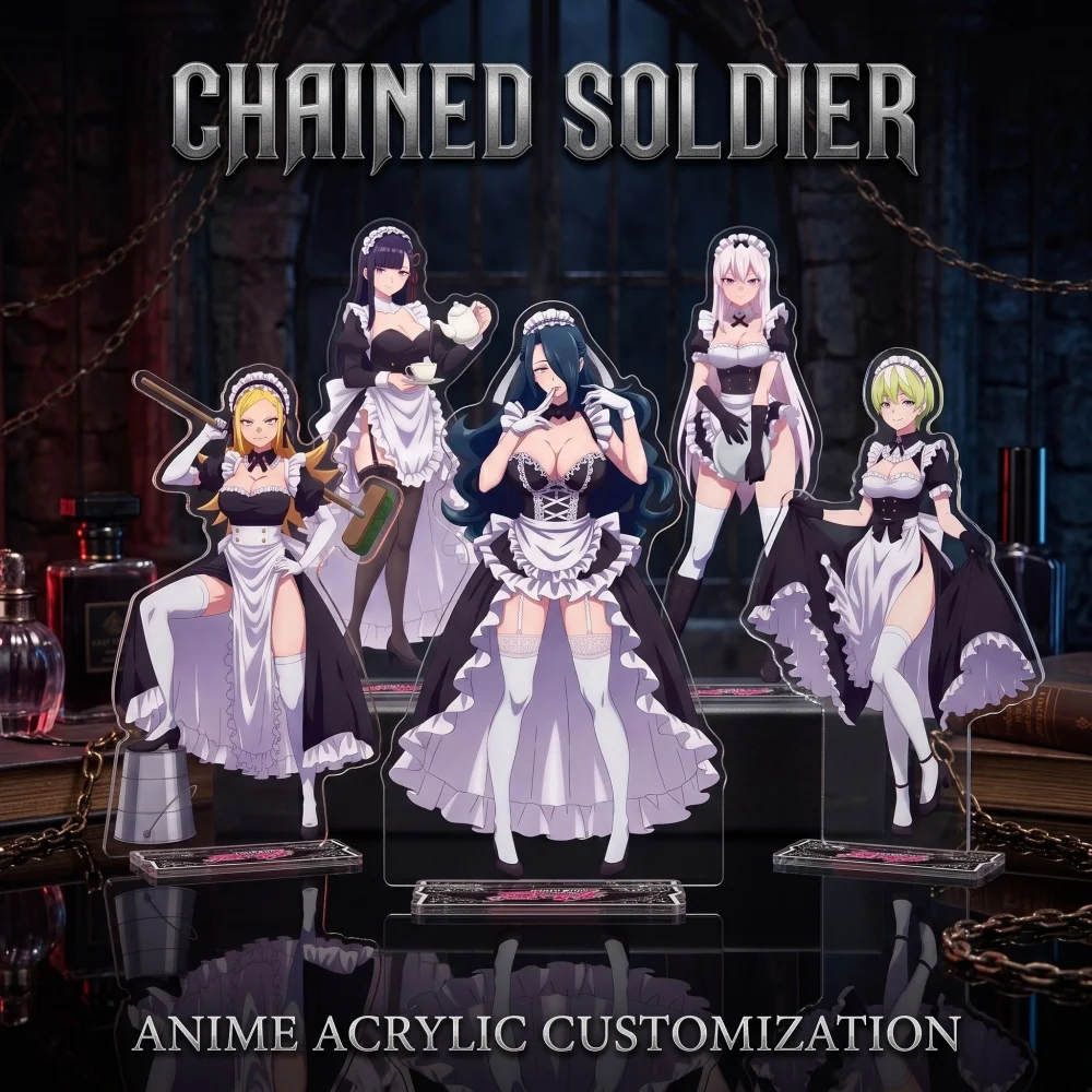 Chained Soldier Acrylic Stand Keychain Kyouka Uzen Shushu Suruga Tenka Izumo Cute desktop Decor