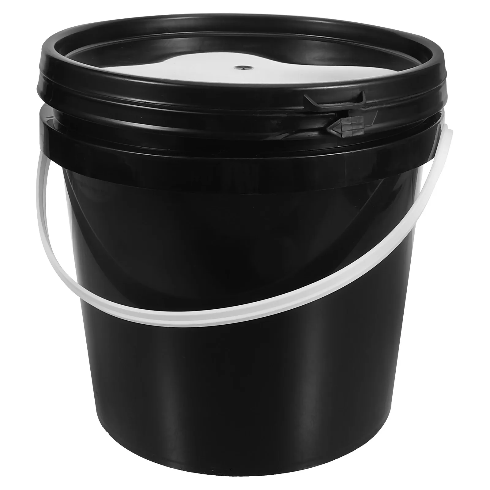 

Black Lightproof Bucket 2L Plastic Paint Container Durable Storage Can for Pigment House Painting Lightweight