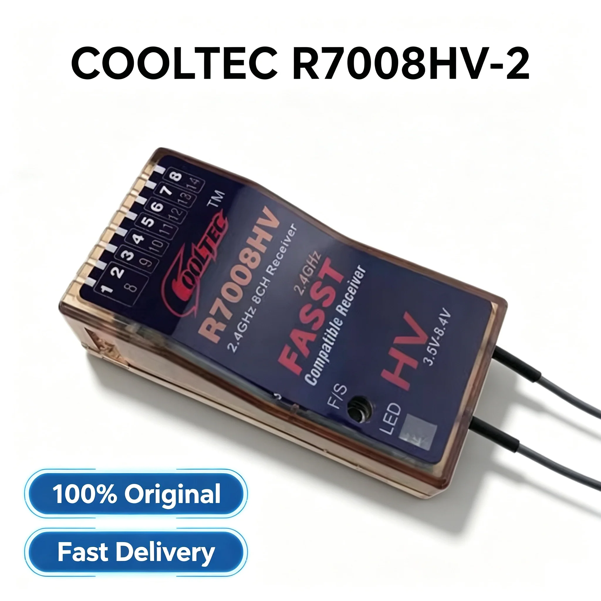 COOLTEC R7008HV-2 2.4GHz 8CH F - Receiver Sbus 8Ch ulasan dan harga