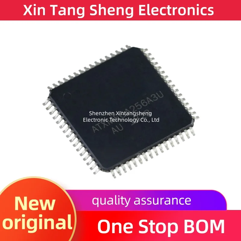 ATXMEGA256A3U-AU QFP64 AVR microcontroller chip IC micro-control integrated chip BOM distribution