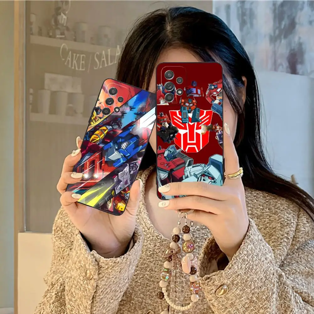 

Чехол для телефона Transformers Prime для Samsung Galaxy A73 72 71 70 56 55 54 53 52 36 35 34 23 16 15 5G, черный чехол, роскошный смартфон