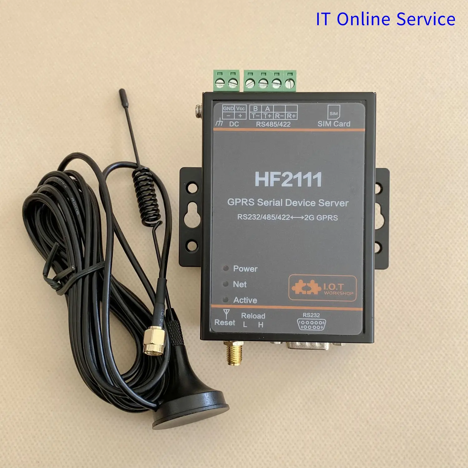 

HF2111 RS232 RS485 RS422 to IP GPRS GSM DTU Module Serial Port Data Transmission Converter