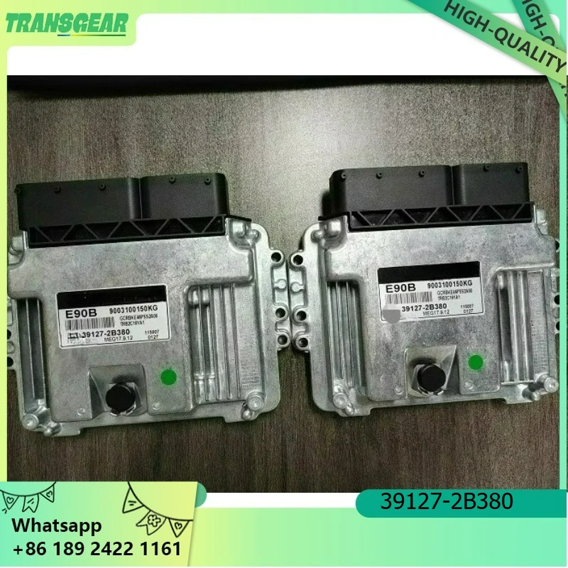 39127-2B380 Nueva unidad de control electrónico ECU de placa de computadora de motor 391272 B380 se adapta a Hyundai Grand Avega Accent E90B MEG17.9.12