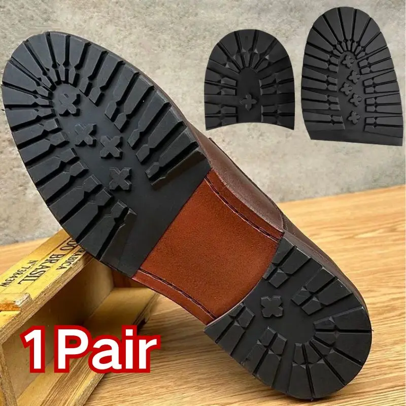 Men Women DIY Shoe Repair Replacement Outsoles Thicken Rubber Non‑Slip Wear Resistant Silent Shoe Sole Stickers Mat Pads