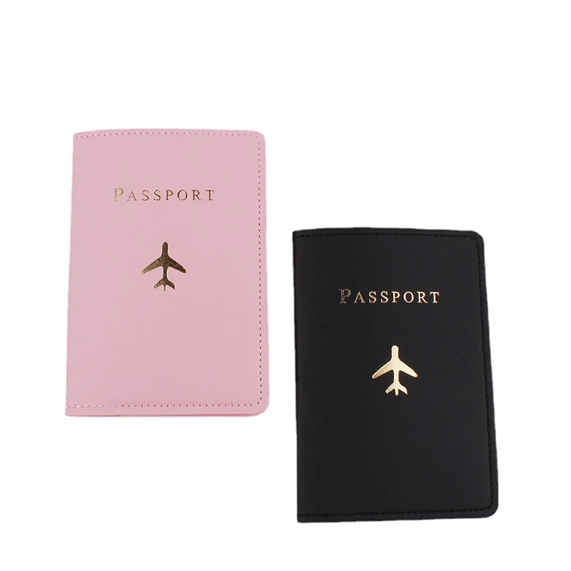 Air Plan accessori da viaggio porta passaporto ID Cover donna uomo Portable Bank Card Passport Business PU portafoglio custodia coppia