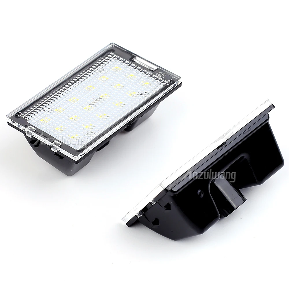 For Land Rover Range Rover Sport L320 Freelander 2 L359 Discovery 3 4 L319 xfc500040 2Pcs LED Number License Plate Light Lamps