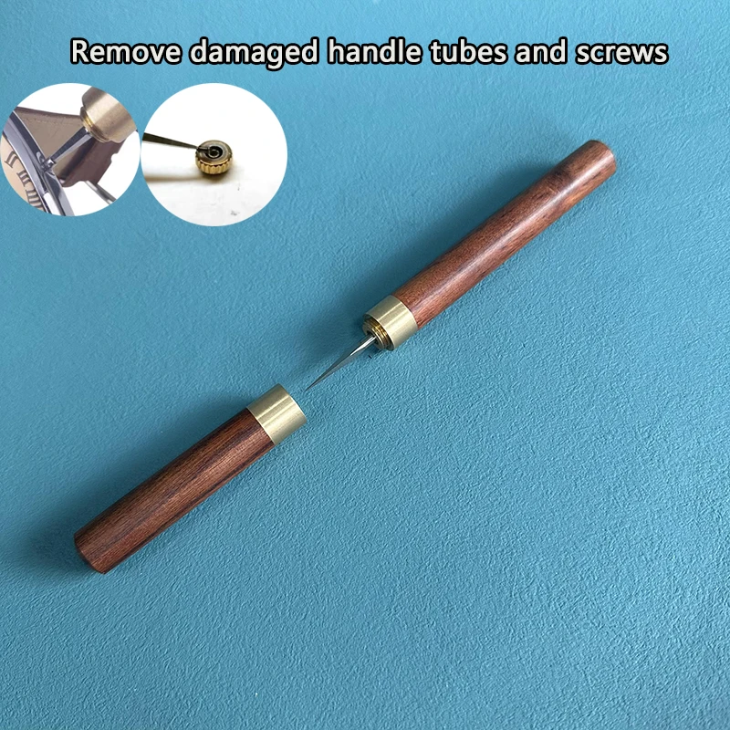 Watchmaker Tool Watch Crown Barrel Removal Handle Grip Repair Tool Tapered Removal Watch Broken Screw Device