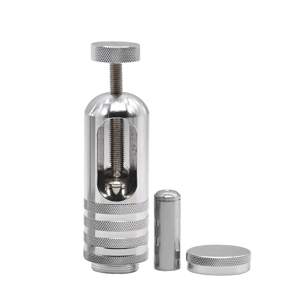 High Quality Aluminum Alloy Press Spice Pepper Mill Smoking Accessories