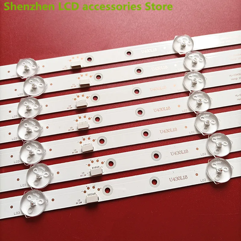 FOR JL.D43022330-017CS-M   43inch use  aluminium LCD TV backlight bar 40.4CM  100%NEW 
