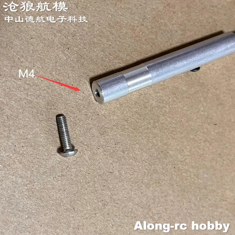 106 116 136mm M4 léger en alliage d'aluminium Anti-Vibration trains d'atterrissage amortisseur tige droite pour avion RC antichoc