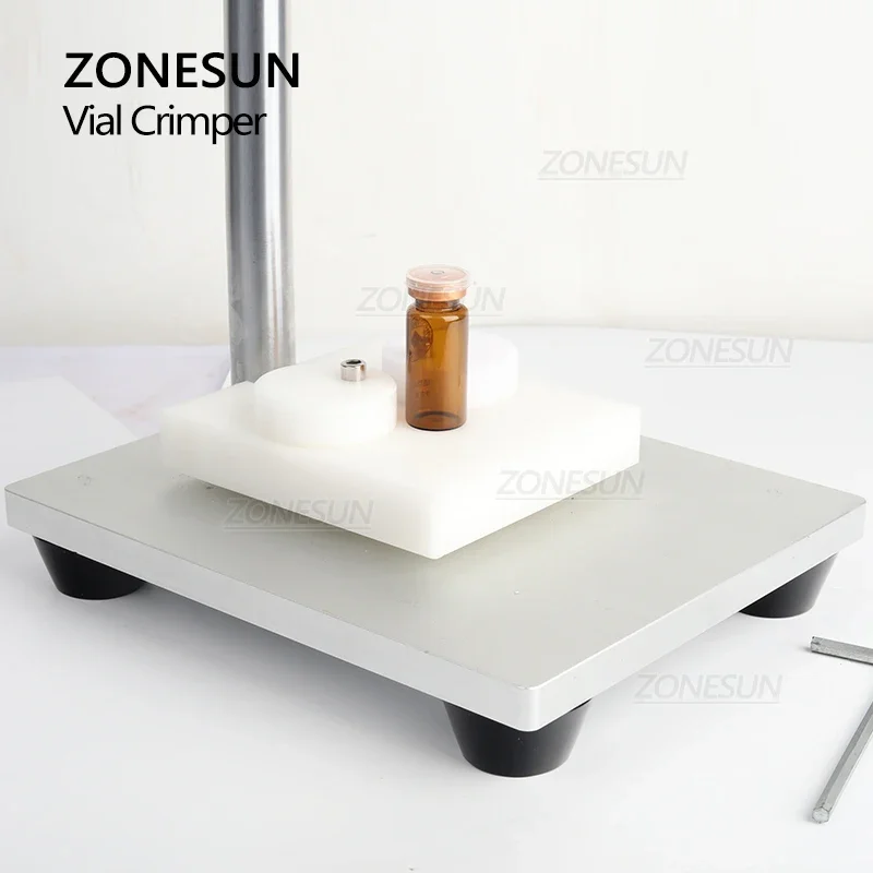 ZONESUN ZS-TVC2 دليل سائل فموي زجاجة البنسلين الزجاج قارورة العقص السد آلة الختم 12.15.20.26.28 مم