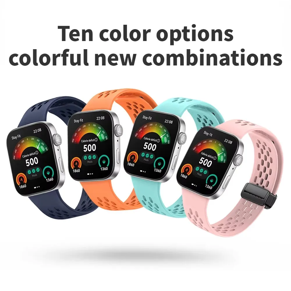 

Watch strap Silicone For Huawei Watch Fit 3 Sports Breathe Magnetic Bracelet Wristband For Huawei Watch Fit 3 Replacement Correa