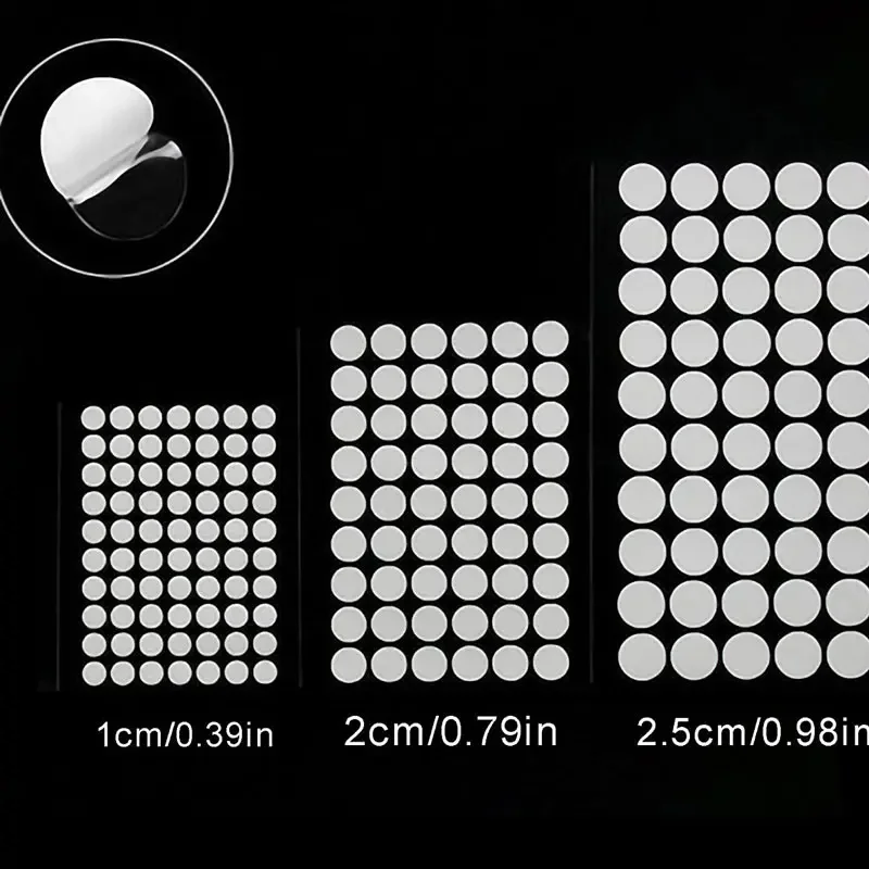 50-100 ชิ้น Double Sided Sticky Dots เทปไม่มีเทปกาวสติกเกอร์จุดสําหรับโปสเตอร์เทศกาลแขวนผนังตกแต่ง 10-30 มิลลิเมตร