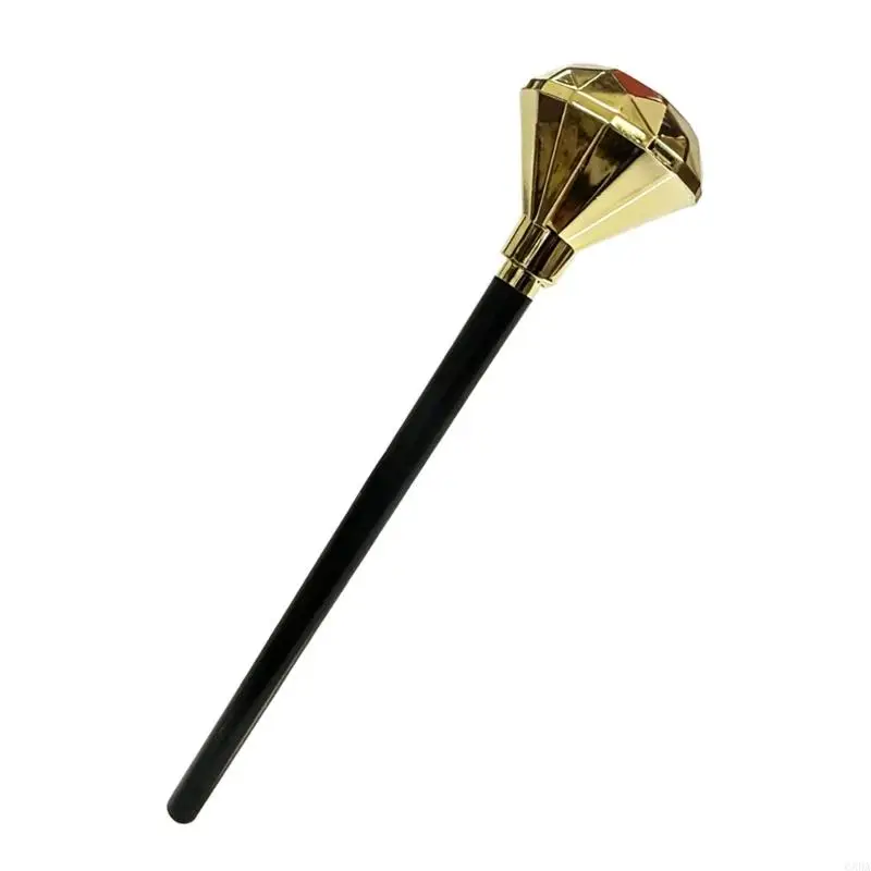 Halloween Scepter,Witch Wizard Staff Costume Photo Props Gemstones Wands Scepter 6XDA