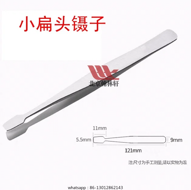 

Small flat head tweezers, lamp maker, glass burning tool, molding