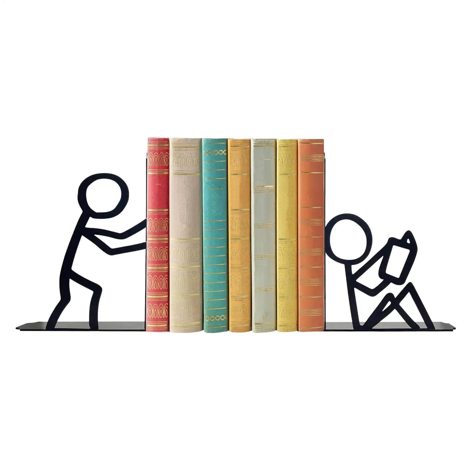 Sujeta Libros Antideslizantes, Ahorro de Espacio, Organizador para Libros, para Habitación Infantil, Estanterías, Mesas de Centro, Librerías, Soportes de TV