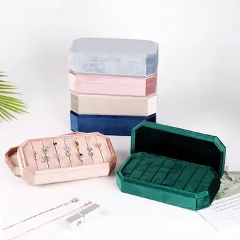 벨벳 반지 거치대 트레이 쥬얼리 보관 용기, 손가락 반지 스탠드, 반지 상자, 드레스 테이블 캐비닛, 여자 서랍 