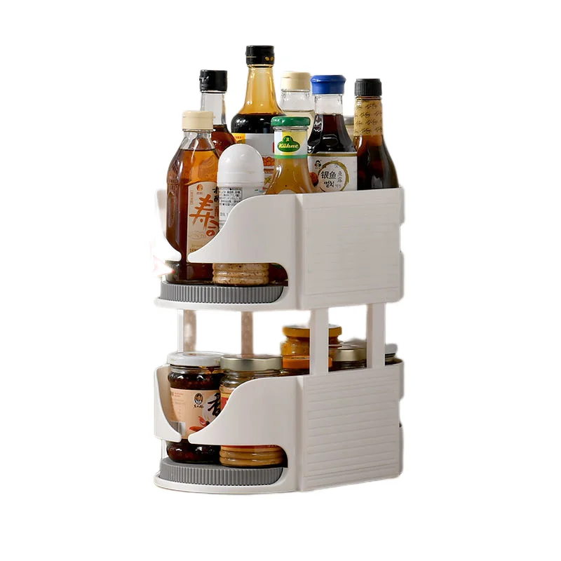 

Kitchen Shelf Seasoning Rack Cupboard Spice Storage Racks Utensils Pantry Kitchen Spices Jar Organizer Portable Storage Box