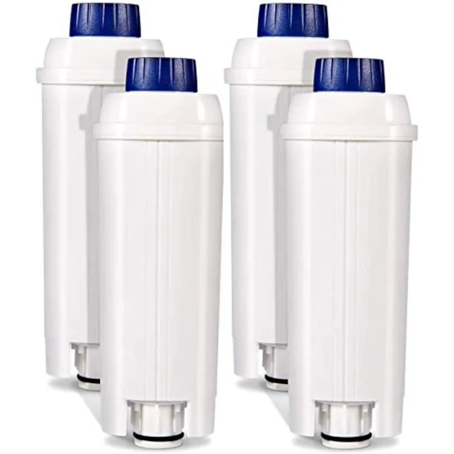 Coffee Machine Filters Replacement for DeLonghi Filter DLSC002 Water Filter Cartridges Activated Carbon Softener Compatible wit