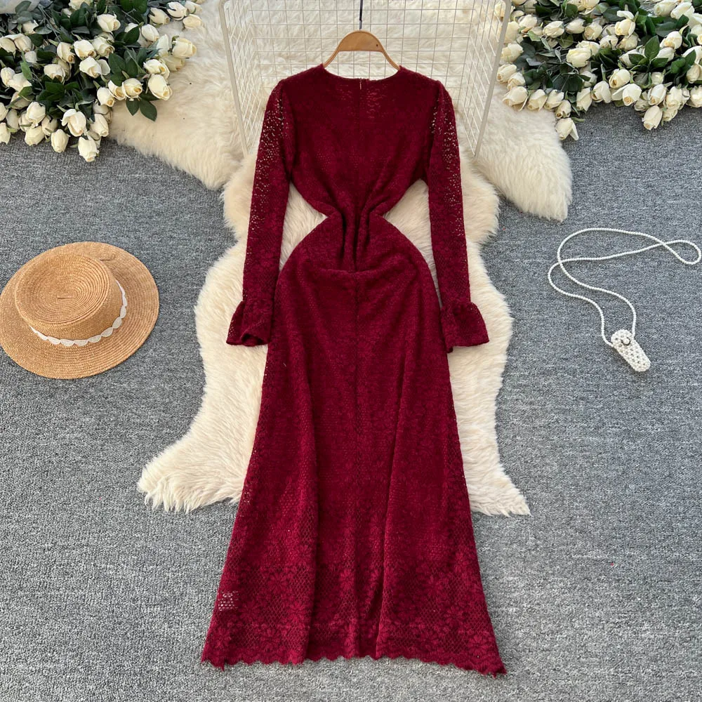 Elegancka sukienka w stylu vintage, seksowna, z kwiatowym wzorem, ażurowa, dopasowana, marszczona, w stylu wróżki, rozkloszowana, idealna na wakacje, damska, boho, letnia, na ceremonię.