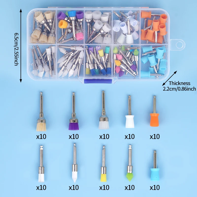 

1 комплект, одноразовая полировальная чашка, инструмент для стоматолога, красочный полировальный полировщик, удаление пятен для полировки зубов