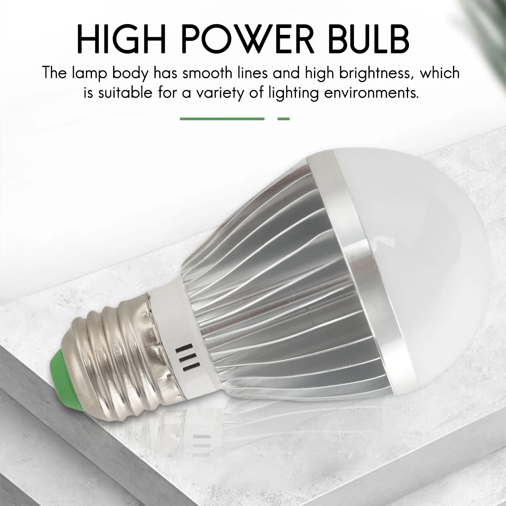 E27 5w 12v High-power White Light Bulb