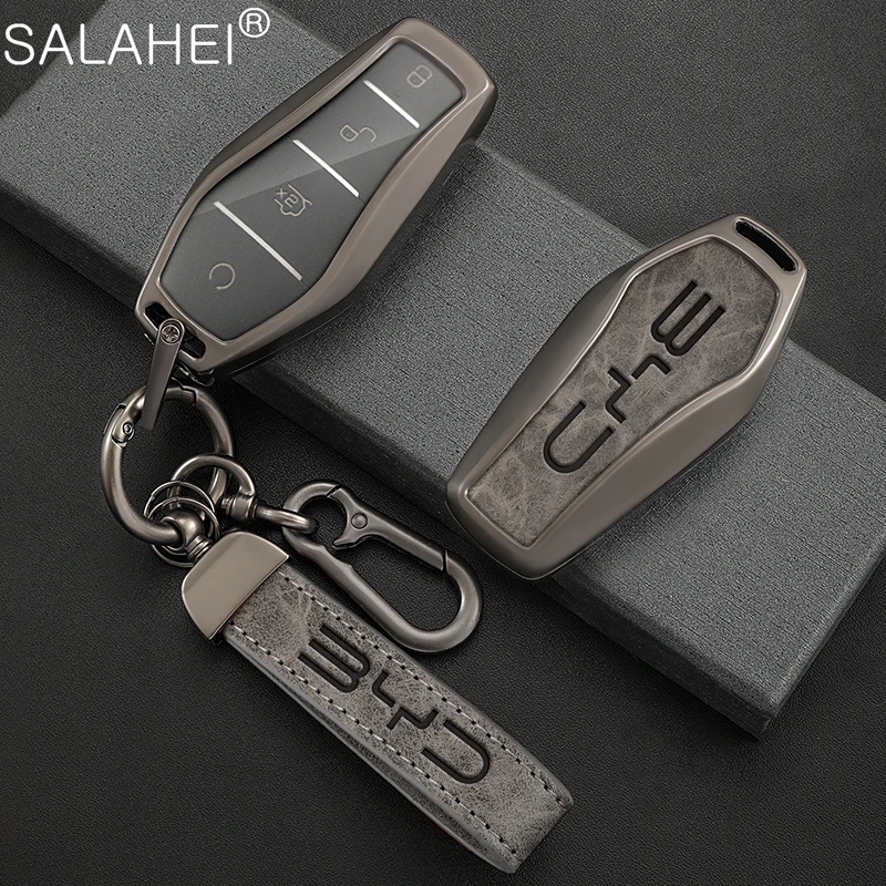 Car Key Case Cover Shell Holder Protector For BYD Tang EV600 Han EV Yuan ATTO 3 Song PLUS Pro MAX DMI Qin Seal Dolphin Accessory