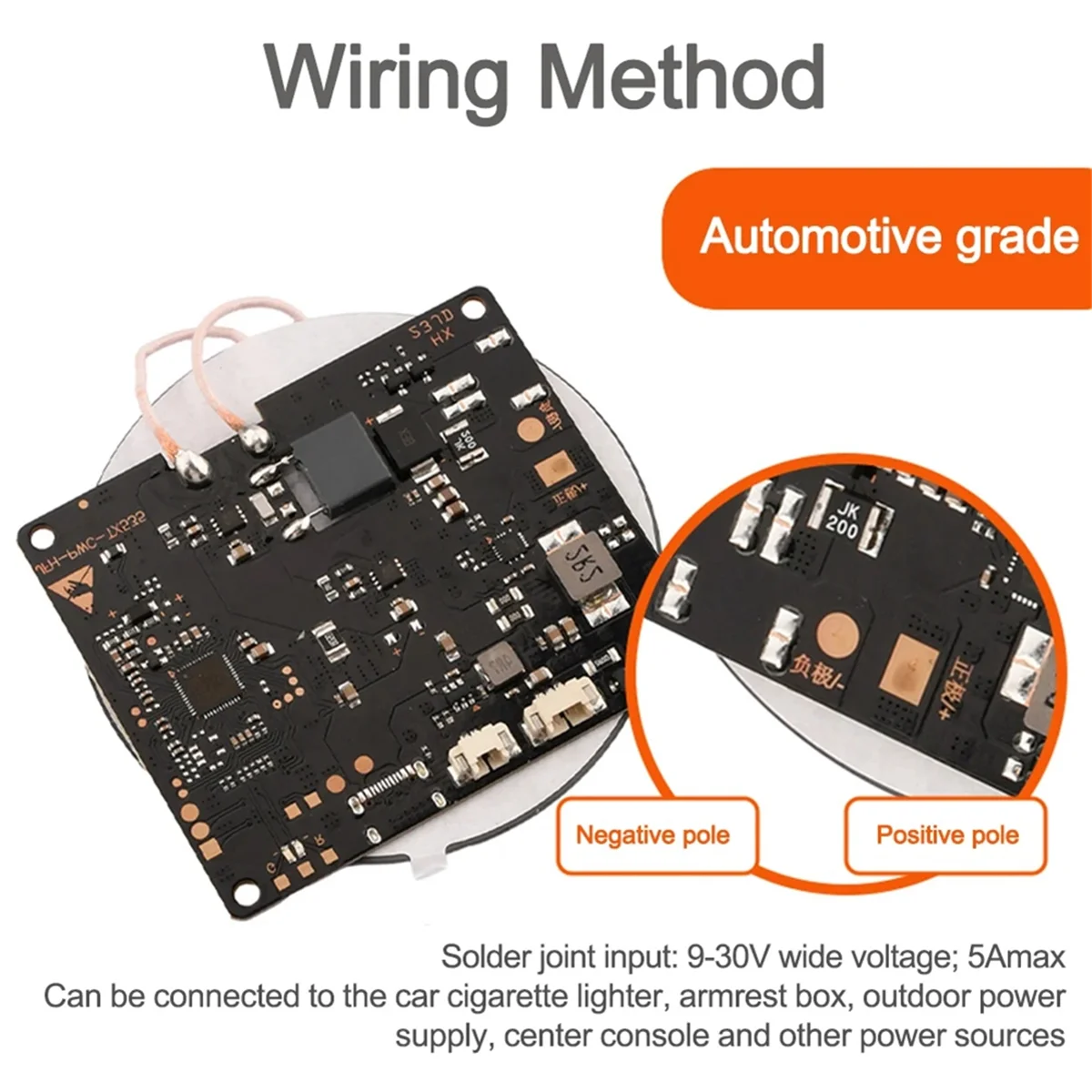 CCDD 新 24V 14 ミリメートル距離ワイヤレス充電器送信機モジュール 15 ワットハイパワー携帯電話ワイヤレス充電モジュール
