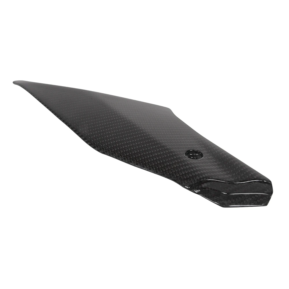 MOTO4U 100% Carbon Fiber Tank Side Panels Fairing Panel Protectors Motorcycle Accessories For Yamaha R1 2015 2016 2017 2018 image 4