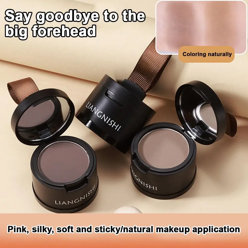 Haaransatz Reparatur Füllung Pulver Mit Puff Sevich Flauschigen Dünnen Pulver Pang Stirn Make-Up Concealer Pulver Haar Linie Schatten M1O8