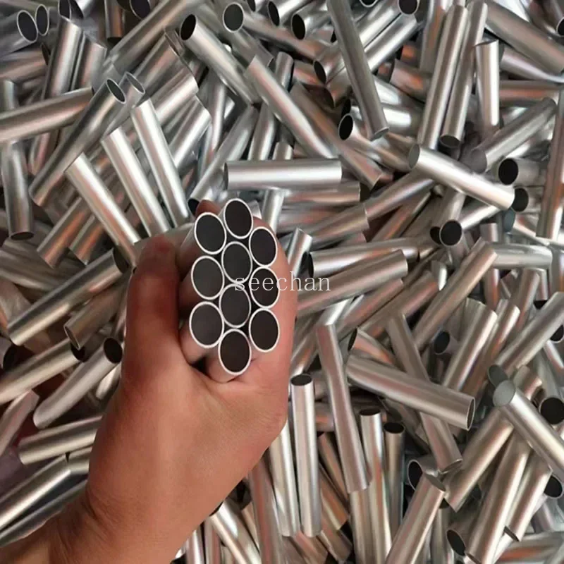 6061 Aluminum Tube Pipe Hollow Alloy Aluminum Pipe Shaft Sleeve Pole OD8~50mm ID 2~44mm CNC Metal Wholesale Zero Cut