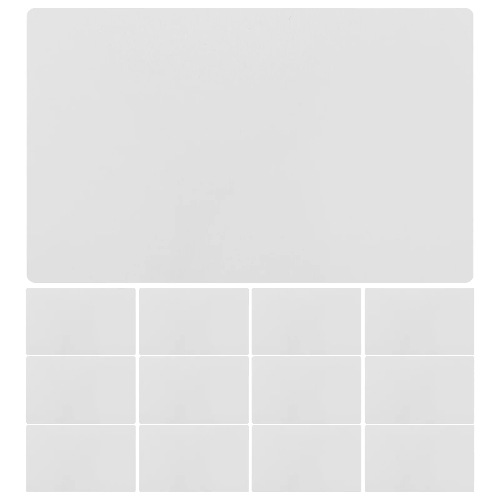 100 قطعة بطاقة الأعمال الألومنيوم الفراغات سميكة قوية DIY بها بنفسك النقش التسامي لوحات اسم حواف ناعمة علامات الهدايا