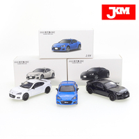 JKM1/64 Subaru BRZ Two Door Sports Car Alloy Car Model Pocket Model Decoration Friends Gifts Collect Ornaments Kids Toys Boys