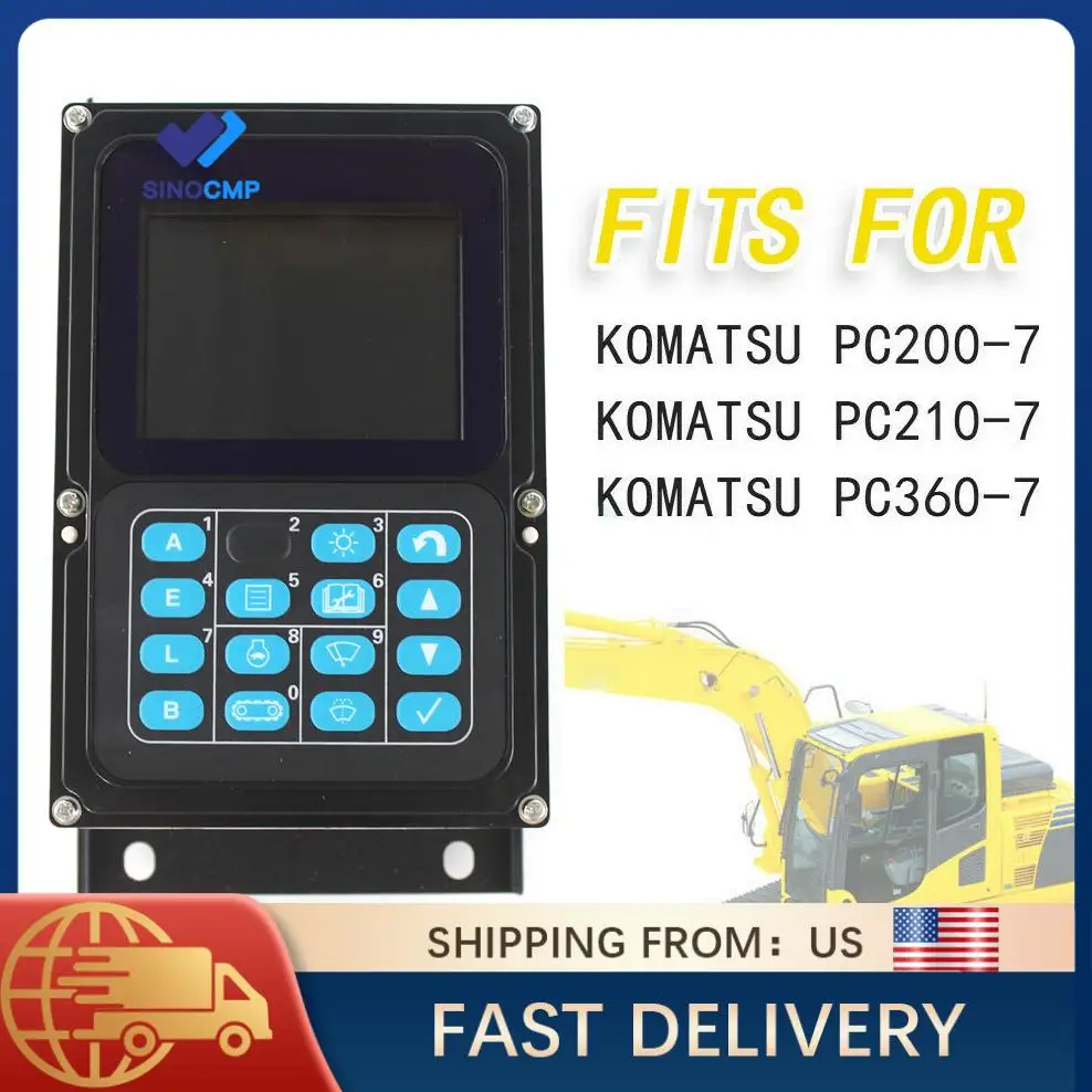 

Панель монитора экскаватора для Komatsu PC200-7 PC210-7 PC220-7 PC300-7 PC360-7 Блок управления дисплеем OE 7835-12-3007 Запчасти
