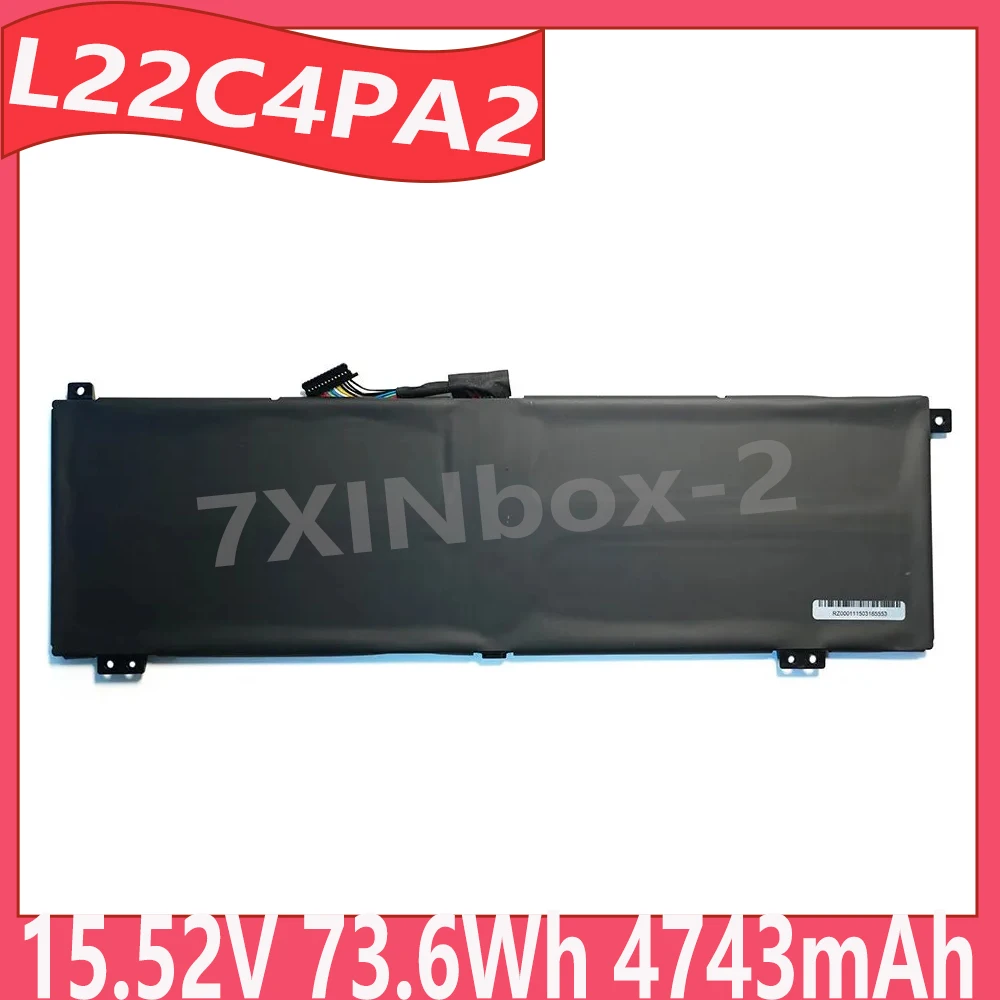 L22C4PA2 15.52V 73.6Wh 4743mAh Laptop Battery For Lenovo Legion S7 16IRH8 16APH8  Slim 5 14APH8 Series L22D4PA2 L22M4PA2