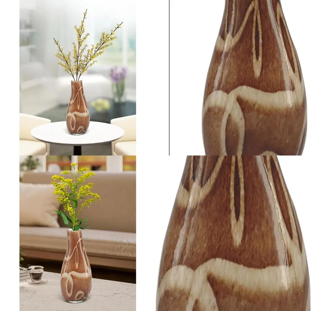 

Ваза из стекла ручной работы в стиле тыквы