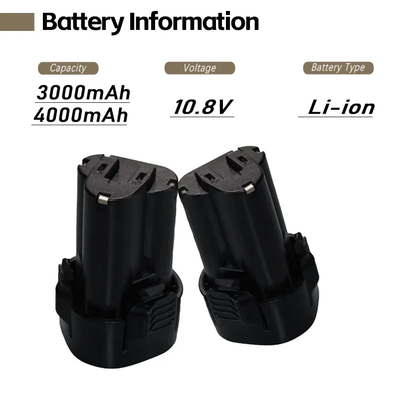 

10.8V 3000mAh/4000mAh Li-ion Battery For Makita BL1013 BL1014 BL 1013 BL 1014 LCT203W 194550-6 194551-4 195332-9 DF030D