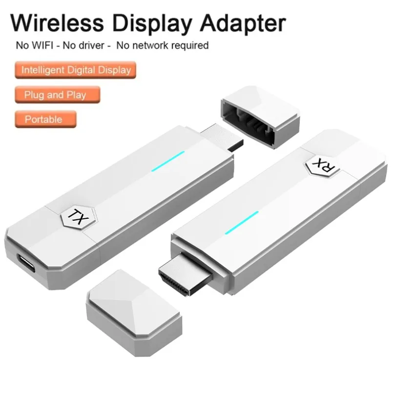 50M 5.8G 1080P HDMI-Compatible Wireless Audio Video Transmitter Receiver Extender Camera Laptop PC to TV Monitor Projector