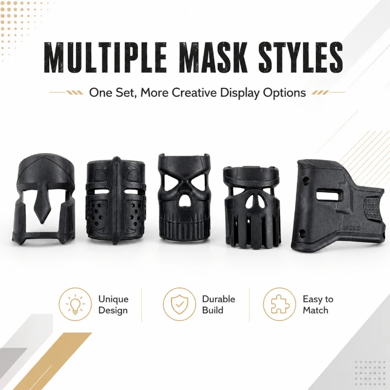 Characteristic Outline Decor Mask Model Fittings DIY Creative Handcraft Components Showcase Personal Decorative Pieces