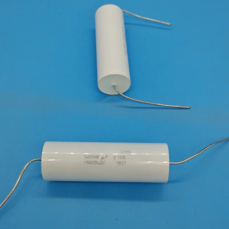 

1PCS high voltage inductive and polarity-free film capacitor 0.0068UF 682 15KV 15000V 20X60MM