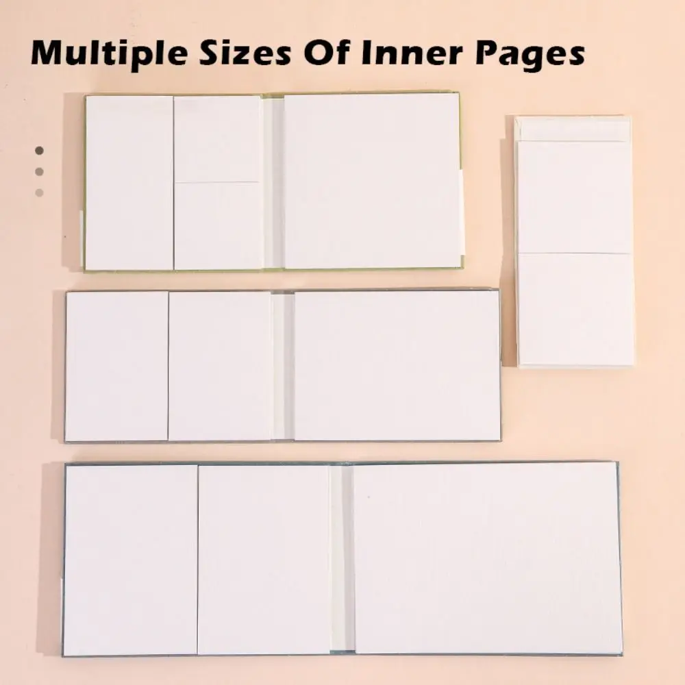 

Thicken Tearable Watercolor Paper Book 3-in-1 Blank Inner Pages Art Painting Book Portable Sketchbook Children's