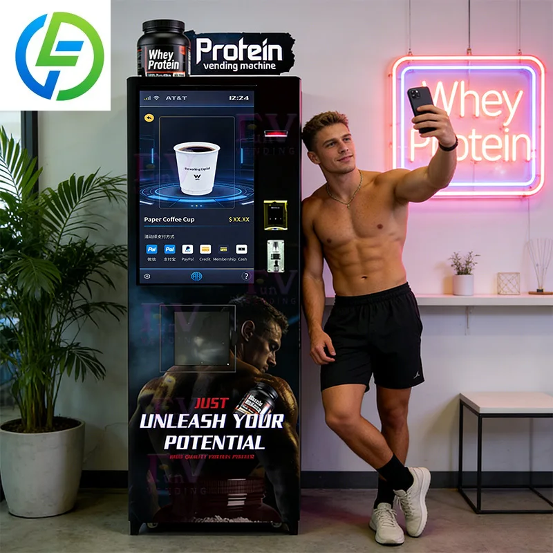 FL Stainless Steel Inner Protein Shake Dispenser Easy Disassembly Sanitize Meet Food Hygiene Standards