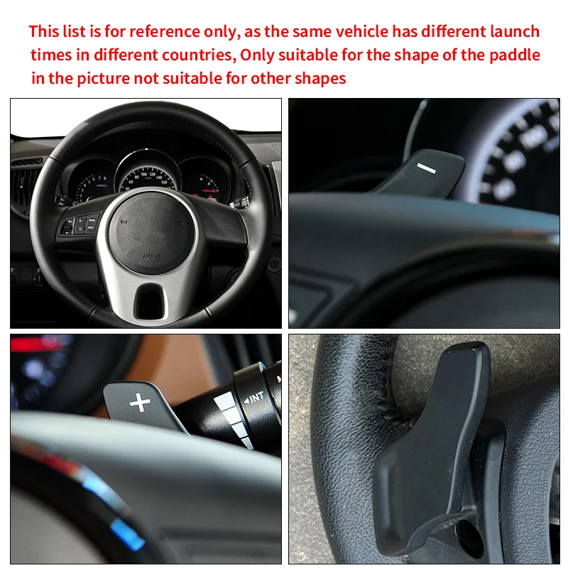 Alloy Paddle Shifter For KIA Frote Koup Cerato SX 2011 2012 2013 Car Steering Wheel DSG Shift Paddle Extension Gear