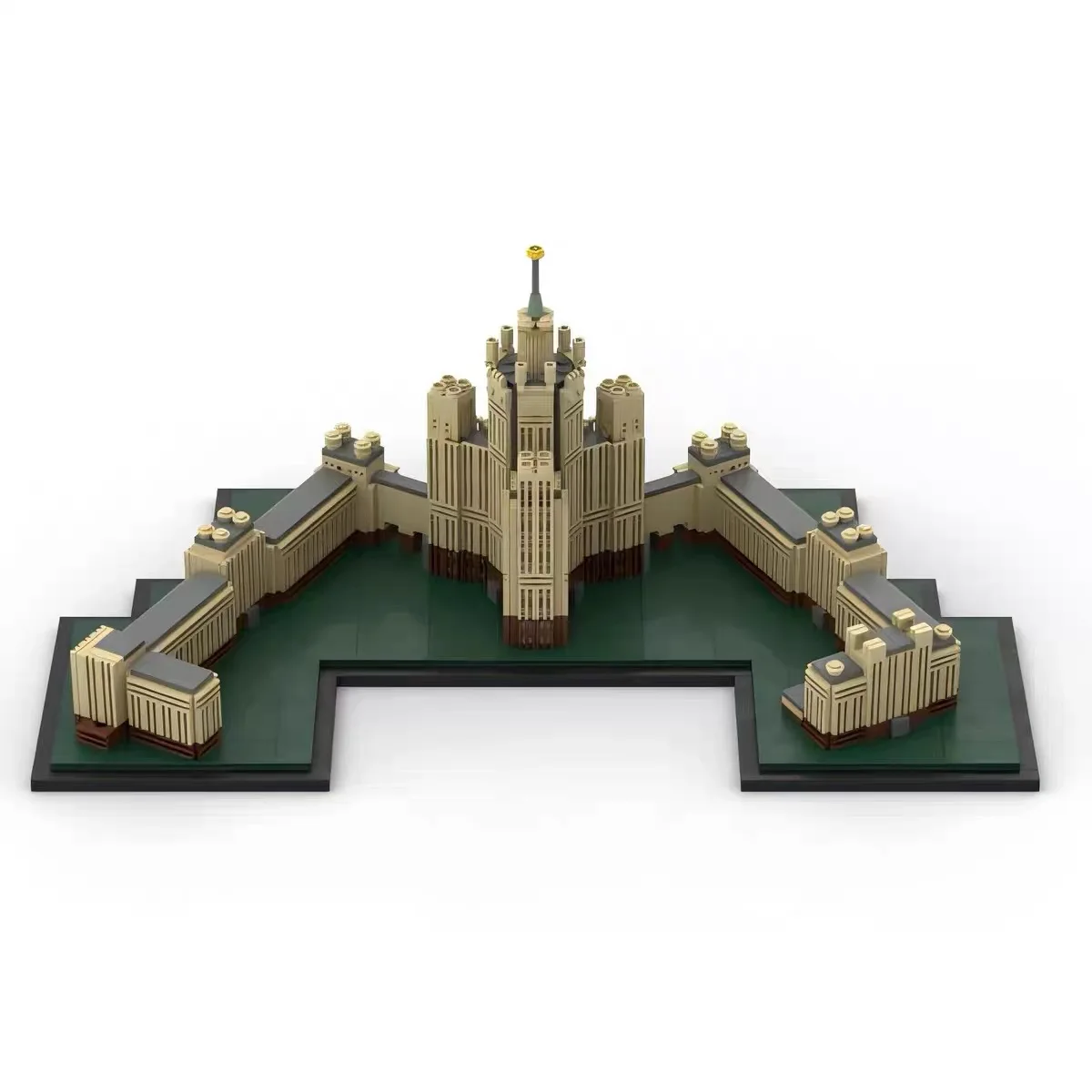 MOC House Lomonosov Moscow State University รุ่น Building Blocks ชุด City Skyline สถาปัตยกรรม Street View อิฐของเล่นเด็กของขวัญ